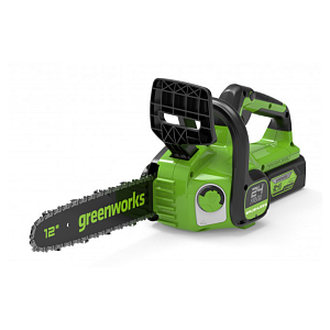 Пила цепная аккумуляторная Greenworks (24V, 30см, бесщеточная, без АКБ и ЗУ), арт.2007007